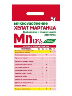 хелат марганца (mn 13%), буйские удобрения